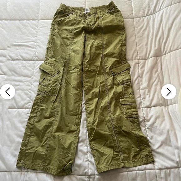Urban Outfitters BDG green y2k Low-Rise cargo pants - Picture 1 of 5